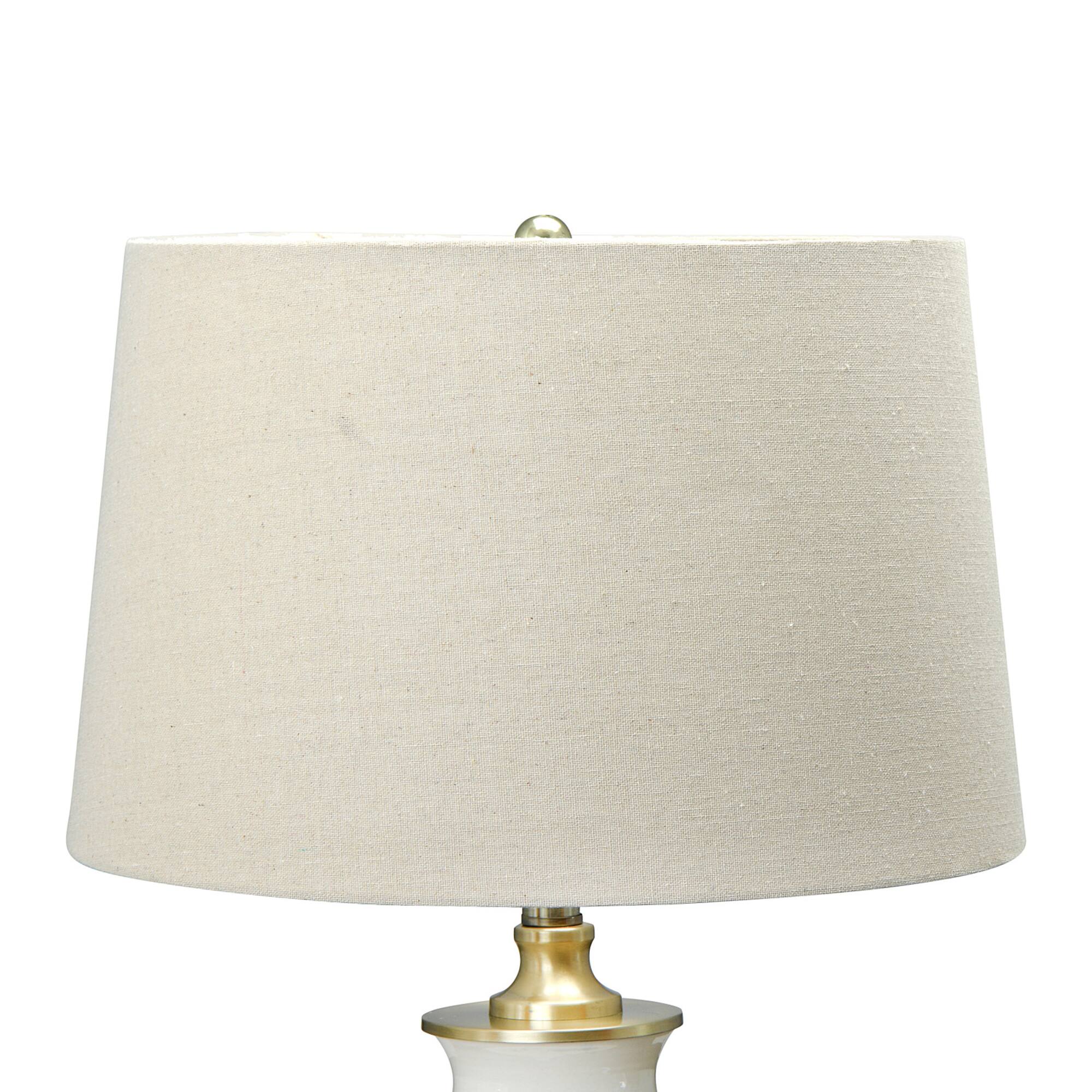 Hello Honey® Black & White Striped Ceramic Table Lamp